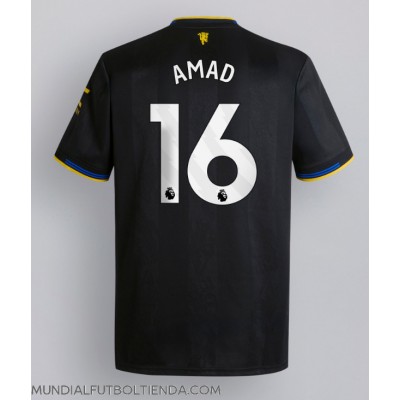 Camiseta Manchester United Amad Diallo #16 Tercera Equipación Replica 2025-26 mangas cortas Camiseta Manchester United Amad Diallo #16 Tercera Equipación Replica 2025-26 mangas cortas